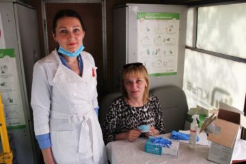 У центрі Сум сумчан безкоштовно тестували на ВІЛ