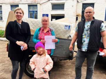 У Великій Писарівці сім’ям із дітьми, які опинилися в складних життєвих обставинах, закупили ліжка та матраци